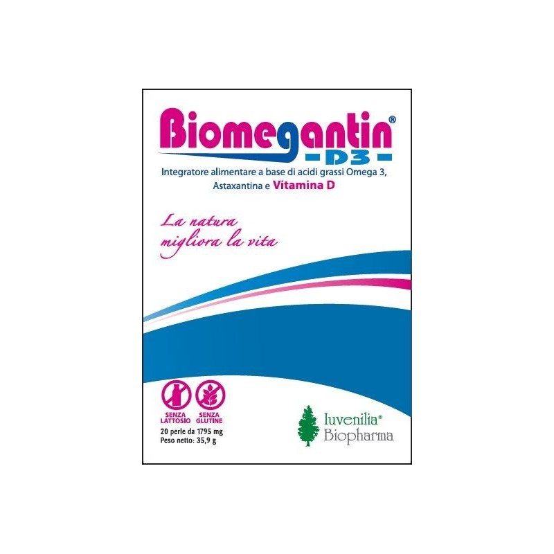 Iuvenilia Biopharma Biomegantin D3 20 Perle