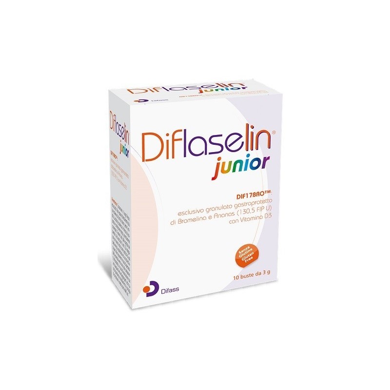Difass International Diflaselin Junior 10 Buste X 3 G