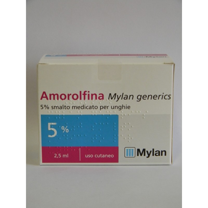 Amorolfina Mylan Generics 5% Smalto Medicato Per Unghie Amorolfina