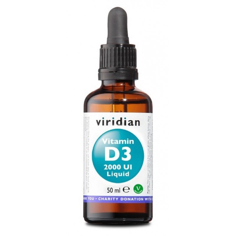Natur Viridian Vitamin D3 2000ui Liquid 50 Ml