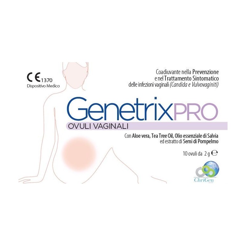 Chrigen Group Genetrix Pro 10 Ovuli Vaginali 2 G