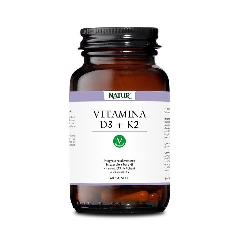 Natur Vitamina D3+k2 60 Capsule