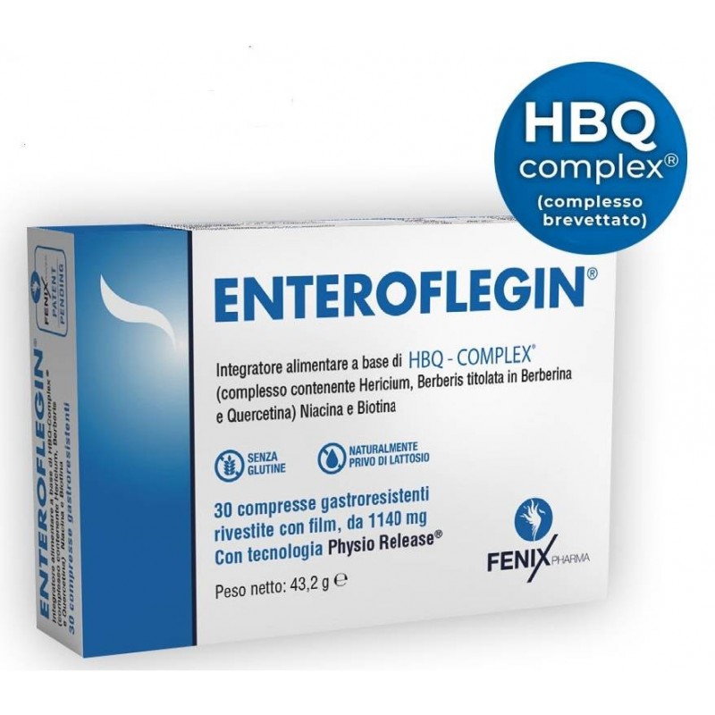 Fenix Pharma Soc. Coop. P. A. Enteroflegin 30 Compresse