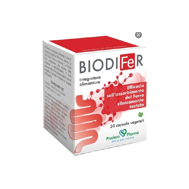 Prodeco Pharma Biodifer 20 Capsule Vegetali