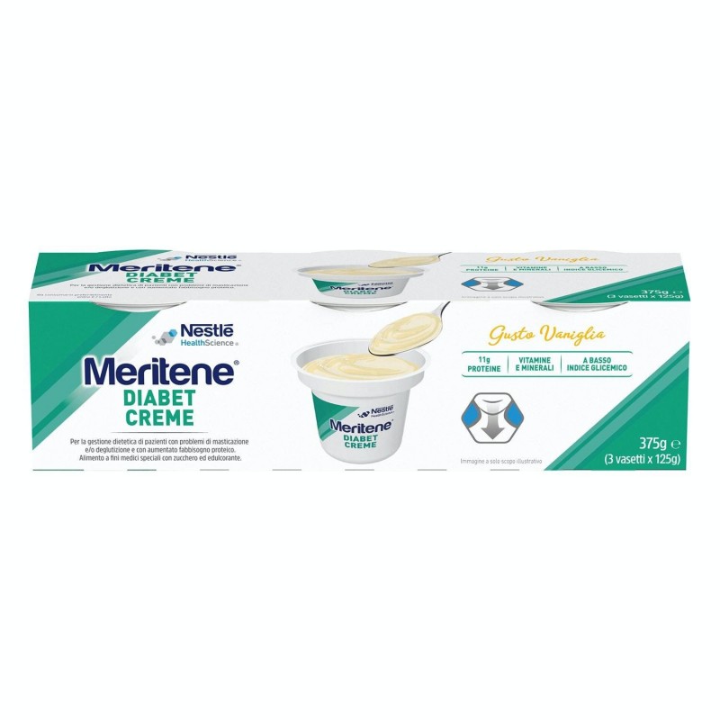 Nestle' It. Meritene Diabet Creme Vaniglia 3 X 125 G