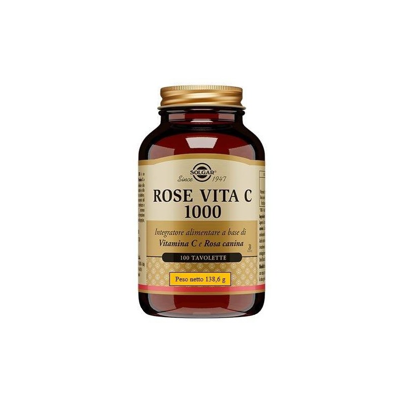 Solgar It. Multinutrient Rose Vita C 1000 100 Tavolette