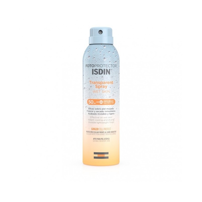 Isdin Fotoprotector Transparent Wet Skin Spray 50+ 250 Ml
