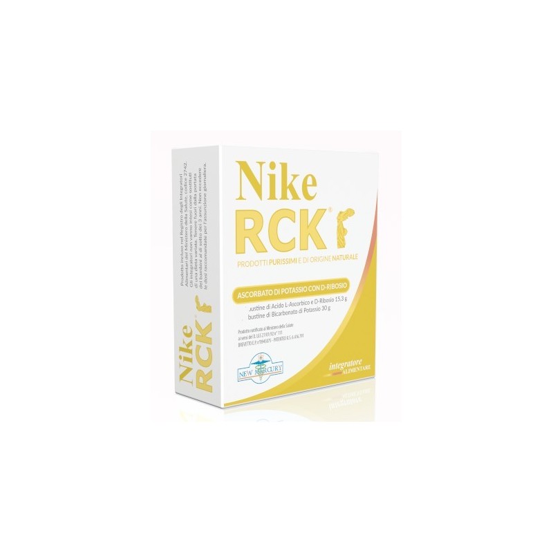 New Mercury Nike Rck Ascorbato Potassio + Ribosio 100 Bustine 22,65 G