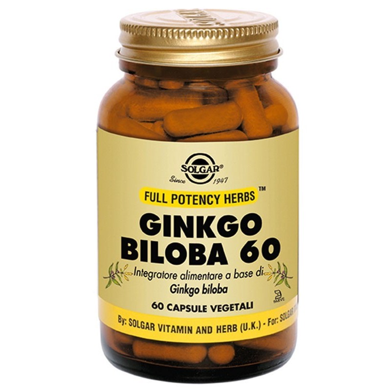 Solgar It. Multinutrient Ginkgo Biloba 60 60 Capsule Vegetali