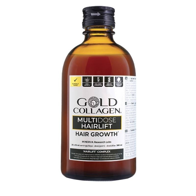 Minerva Research Labs Gold Collagen Hairlift 300 Ml