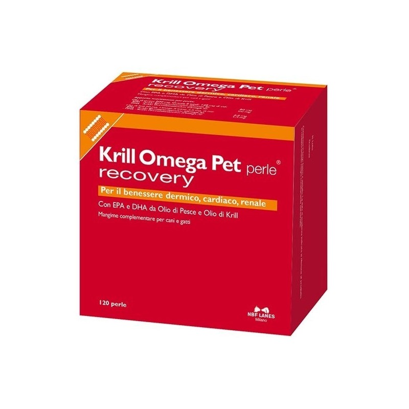 N. B. F. Lanes Krill Omega Pet Recovery Blister 120 Perle