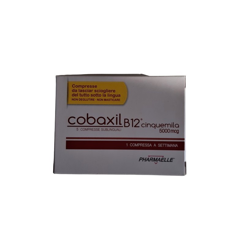 Pharmaelle Cobaxil B12 5000mcg 5 Compresse Sublinguali