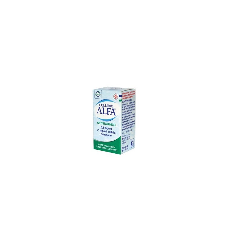 Dompe' Farmaceutici Collirio Alfa Antistaminico 0,8 Mg/ml + 1 Mg/ml Collirio, Soluzione