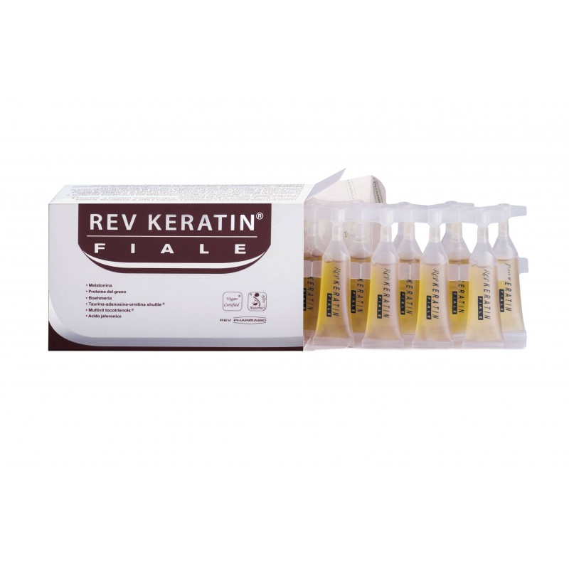 Rev Pharmabio Rev Keratin Fiale 15 Fiale 5 Ml