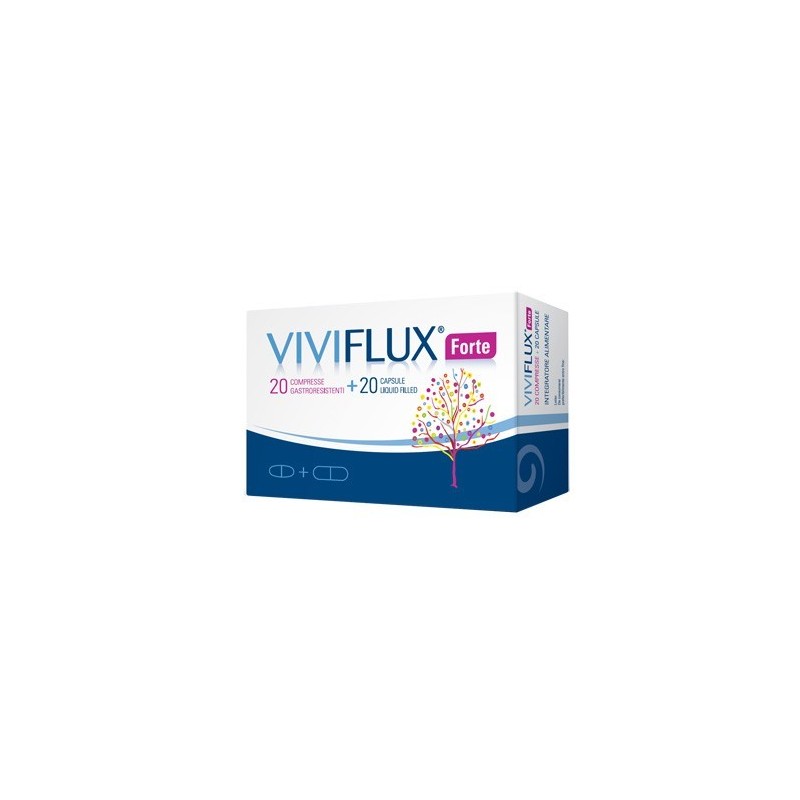 Neuraxpharm Italy Viviflux Forte 20 Compresse Gastroresistenti + 20 Capsule Liquid Filler