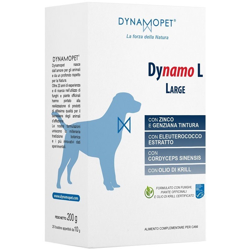 Dynamopet Dynamo L Large Cani 20 Bustine Da 10 G