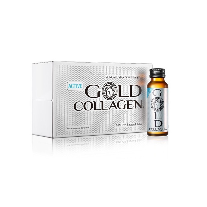 Minerva Research Labs Gold Collagen Active 10 Flaconcini 50 Ml