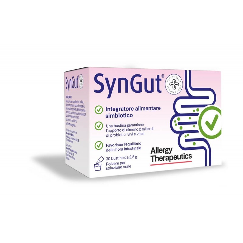 Allergy Therapeutics It. Syngut 30 Bustine Di Liofilizzato Da 2,5 G In Astuccio 75 G