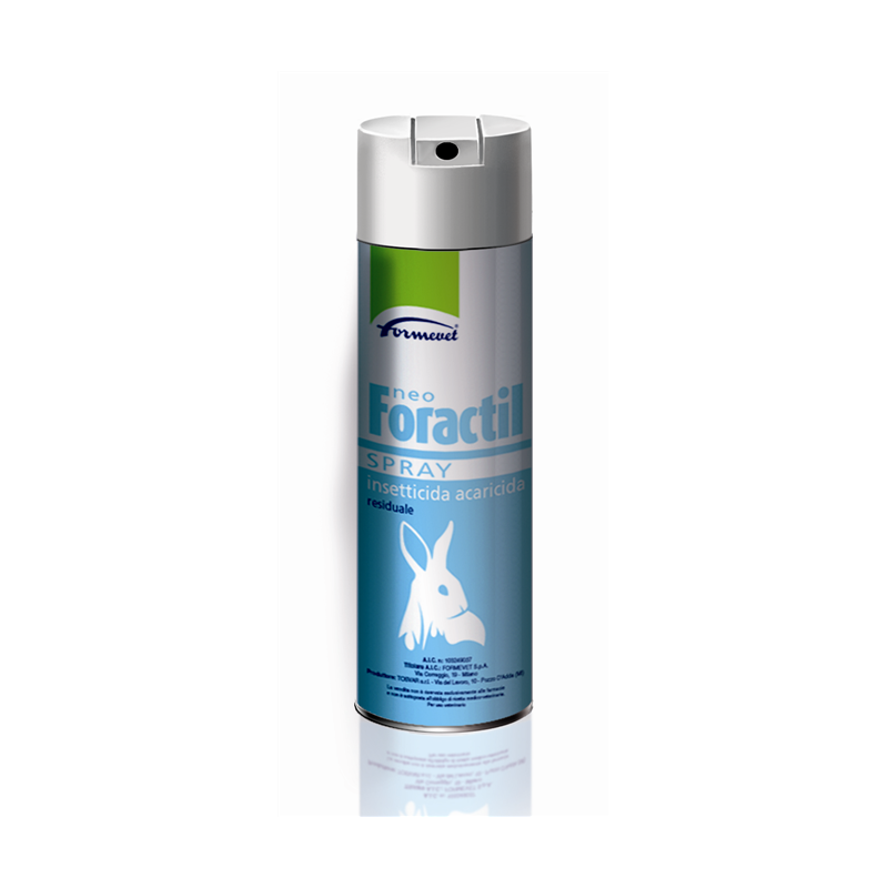 Formevet Neo Foractil Spray, 10 Mg/g + 3 Mg/g + 2 Mg/g Soluzione Spray Per Uso Esterno ( Per Uccellini Da Gabbia E Da Voliera, C