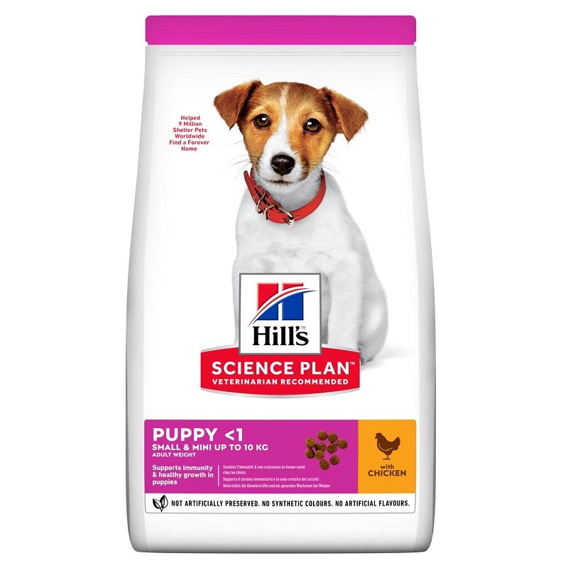 Hill's Pet Nutrition Science Plan Canine Puppy Small&mini Chicken 1,5 Kg