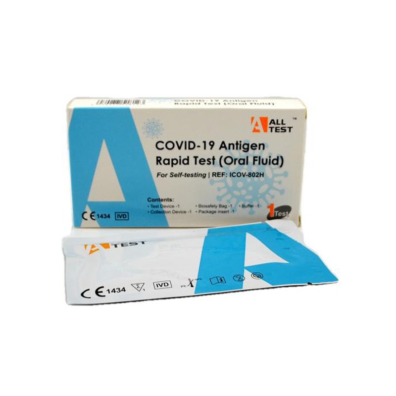 My Benefit Alltest Covid-19 Antigen Rapid Selftest Oral Fluid Cassette 1 Pezzo