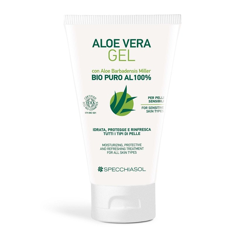 Specchiasol Aloe Vera Gel Bio Puro 100% 150 Ml