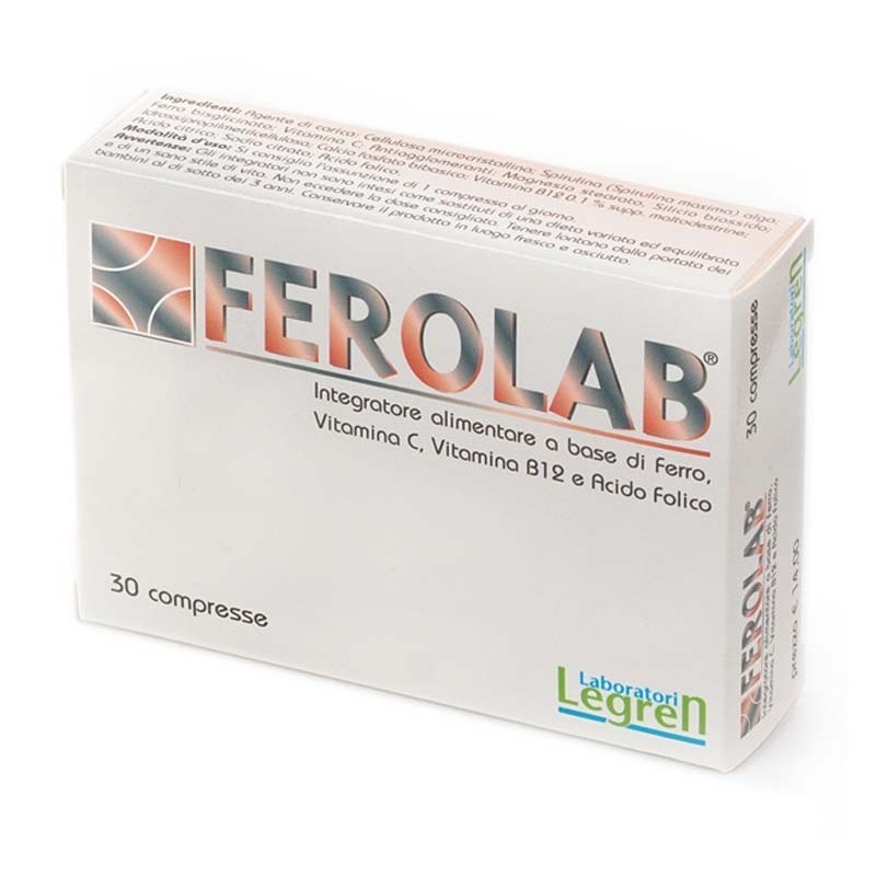 Laboratori Legren Ferolab 30 Compresse