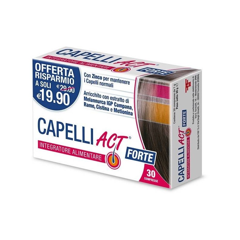 F&f Capelli Act Forte 30 Compresse