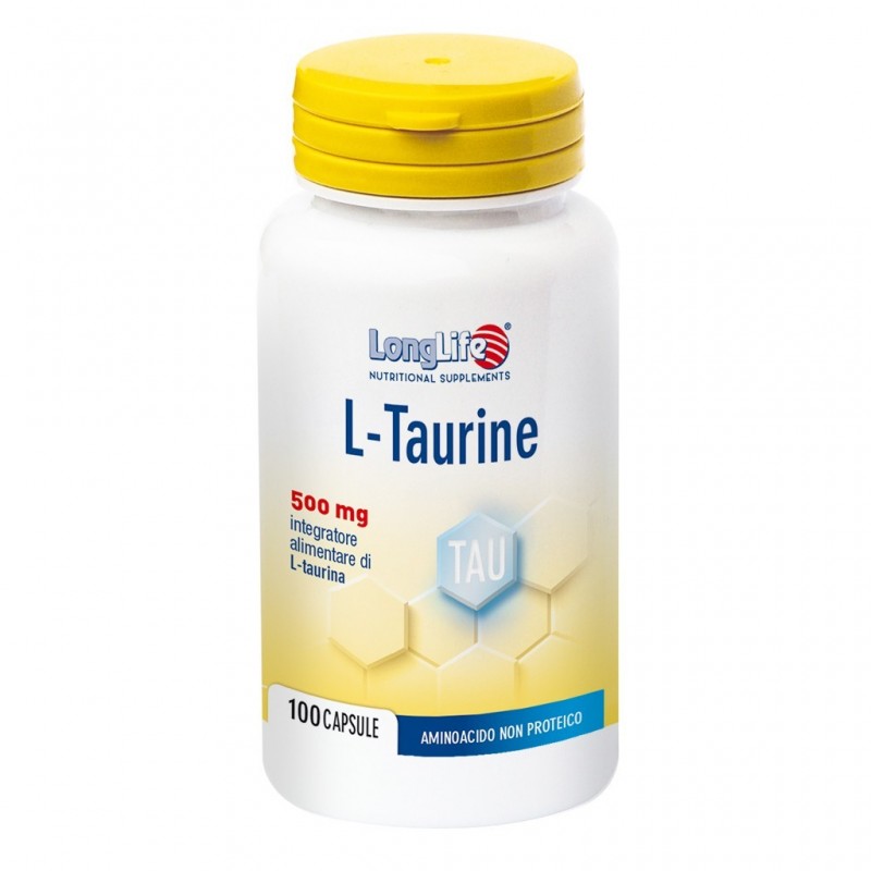 Longlife L-taurine 500 Mg 100 Capsule