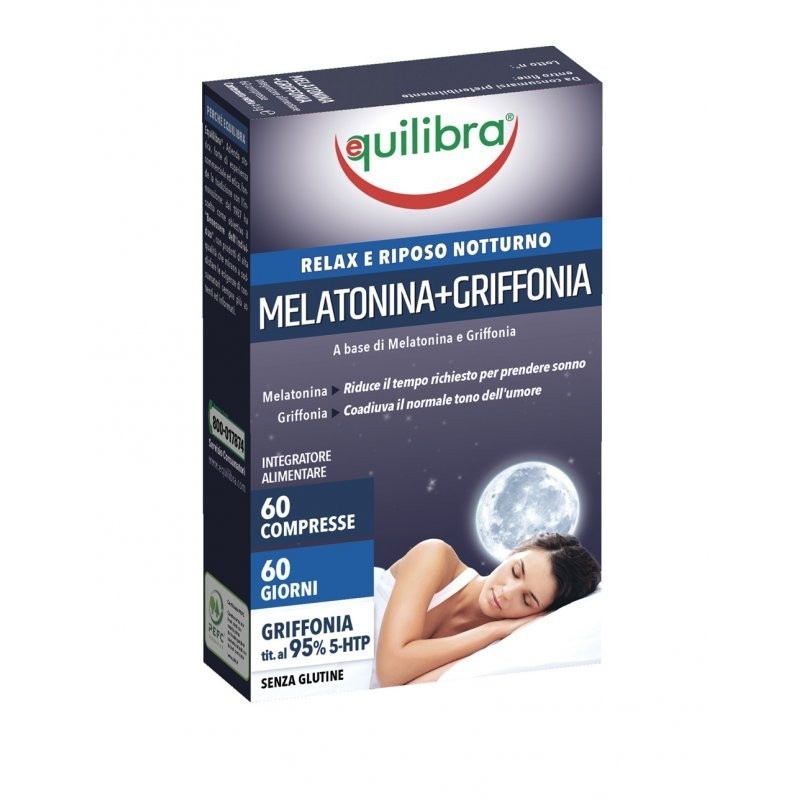 Equilibra Melatonina + Griffonia 60 Compresse