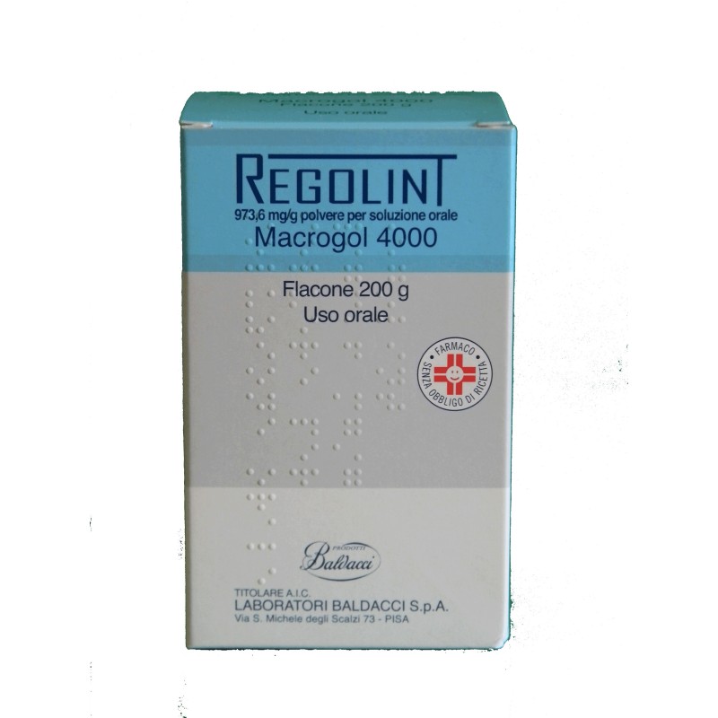 Laboratori Baldacci Regolint 973,6 Mg/g Polvere Per Soluzione Orale Macrogol 4000