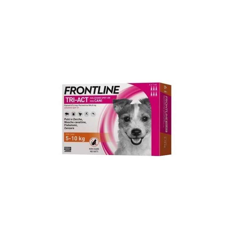 Boehringer Ing. Anim. H. It. Frontline Tri-act Soluzione Spot-on Per Cani Di 5-10 Kg
