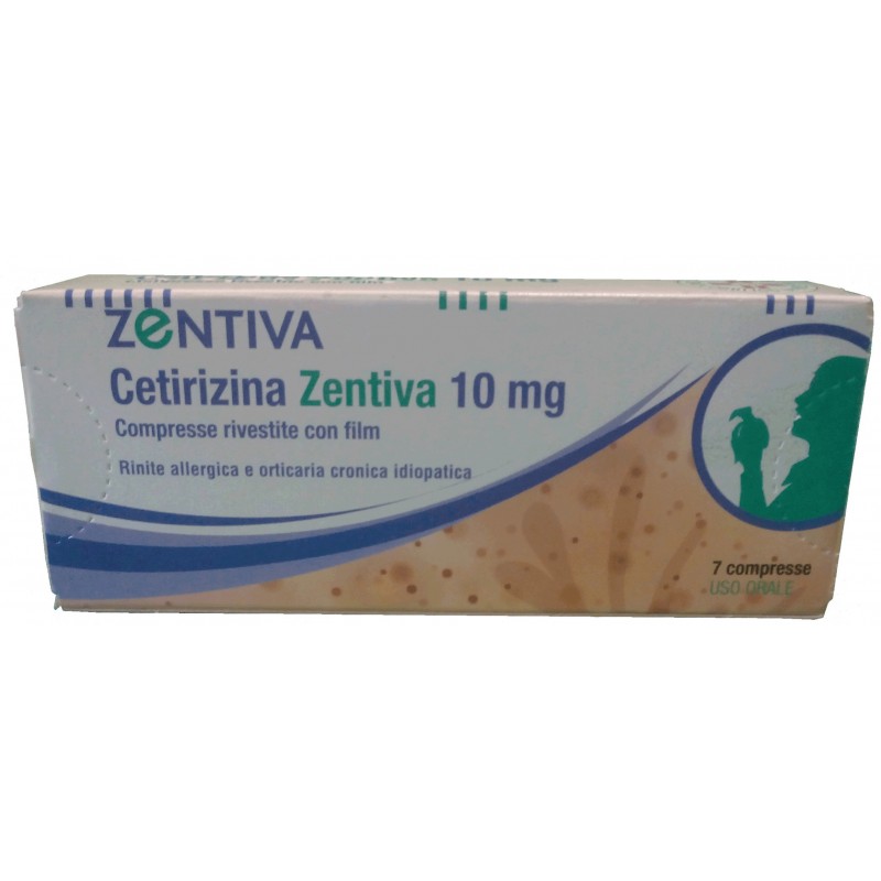 Zentiva Italia Cetirizina Zentiva 10 Mg Compresse Rivestite Con Film Medicinale Equivalente