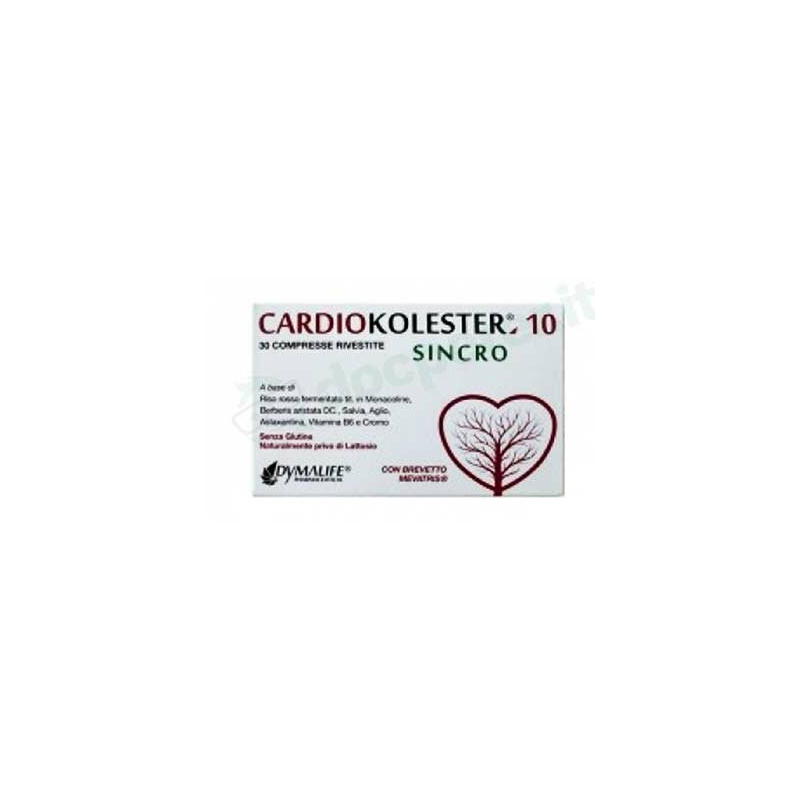 Dymalife Pharmaceutical Cardiokolester 10 Sincro 30 Compresse Rivestite