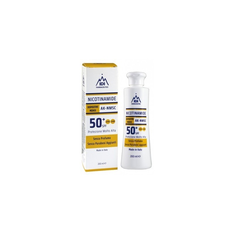 Polifarma Benessere Nicotinamide Ak-nmsc 50+spf Protezione Molto Alta 200 Ml