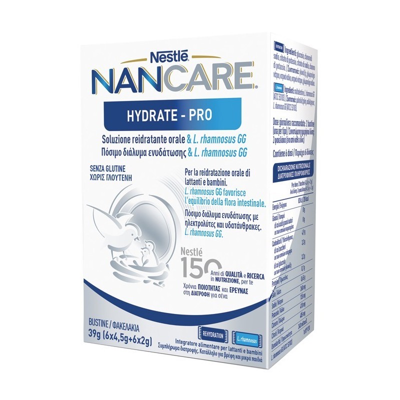 Nestle' Italiana Nestle' Nancare Hydrate Pro Bustine 6 X 4,5 G + 6 X 2 G