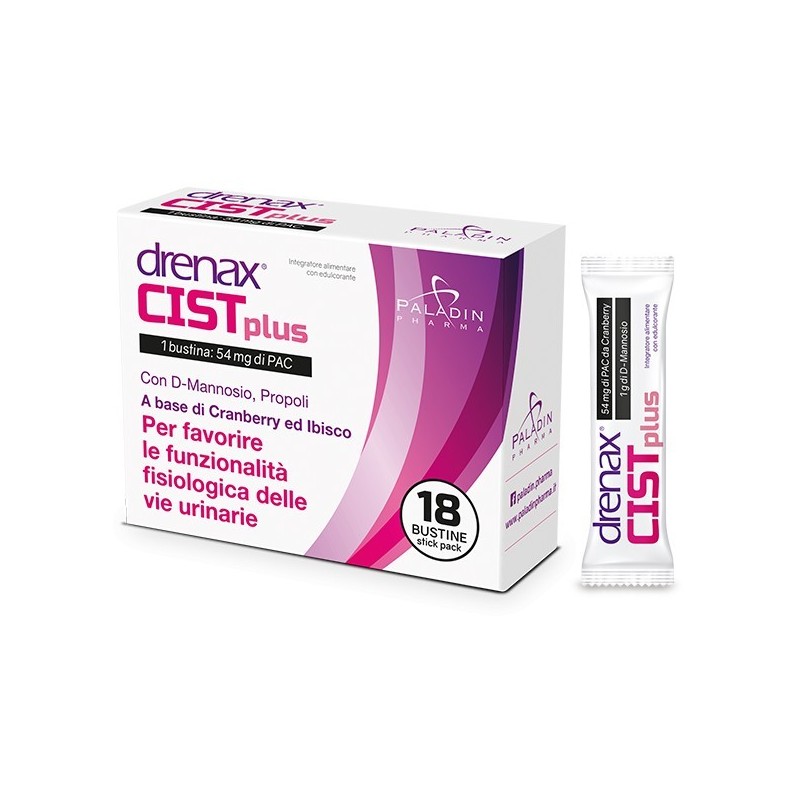 Paladin Pharma Drenax Forte Cist Plus 18 Stick Pack