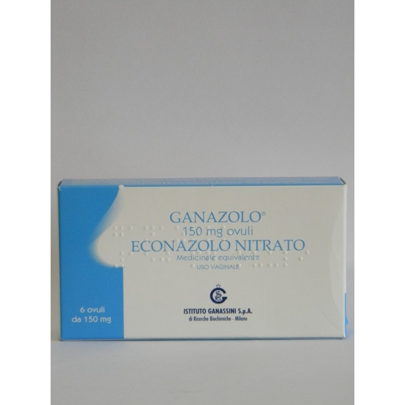 Ist. Ganassini Ganazolo 10 Mg/g Crema Vaginale Ganazolo 150 Mg Ovuli Econazolo Nitrato Medicinale Equivalente