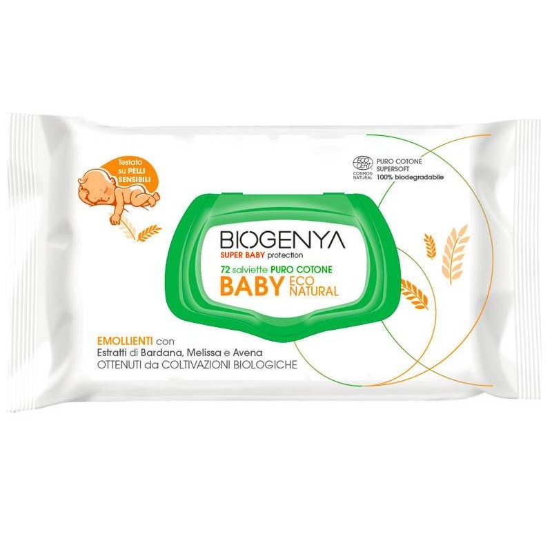 Diva International Biogenya Eco Natural Baby Cotone 72 Pezzi
