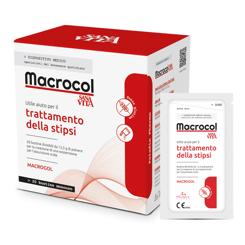 Paladin Pharma Sanavita Macrocol Plus 20 Bustine Da 13,81 G