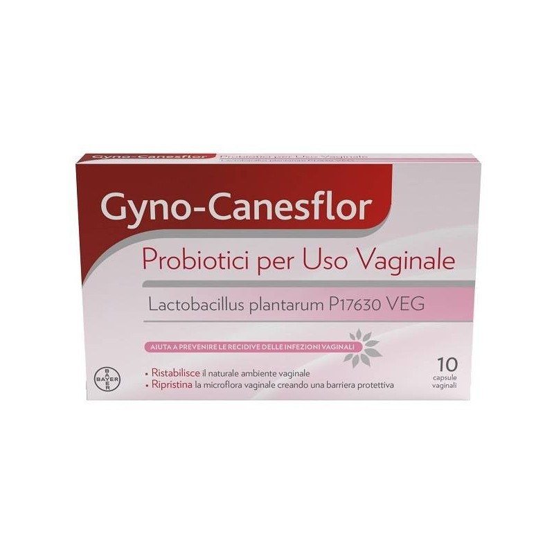 Bayer Gyno-canesflor 10 Capsule Vaginali