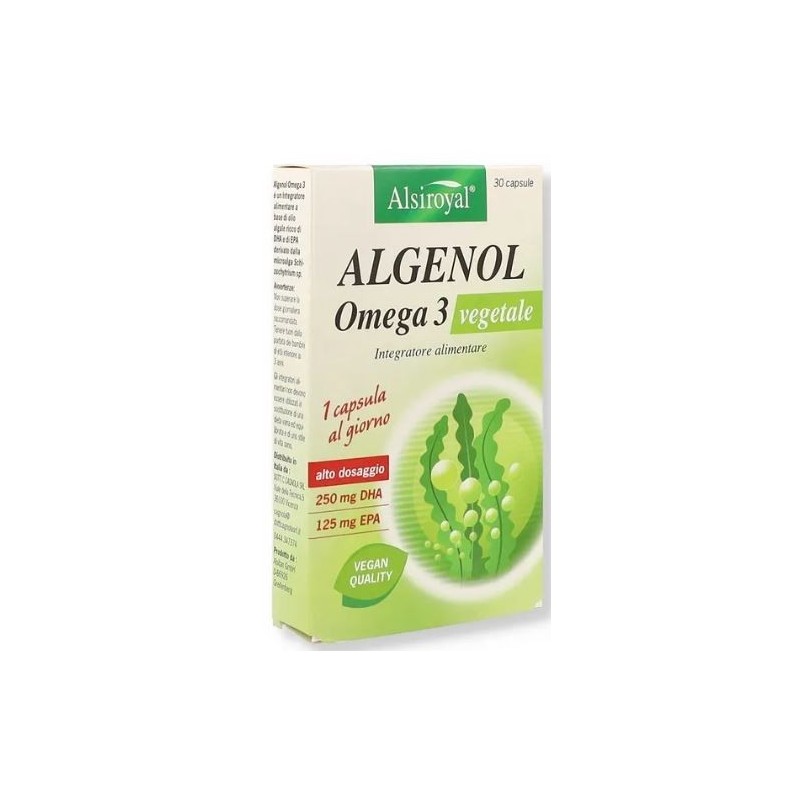 Dott. C. Cagnola Alsiroyal Algenol Omega 3 Vegetale 30 Capsule