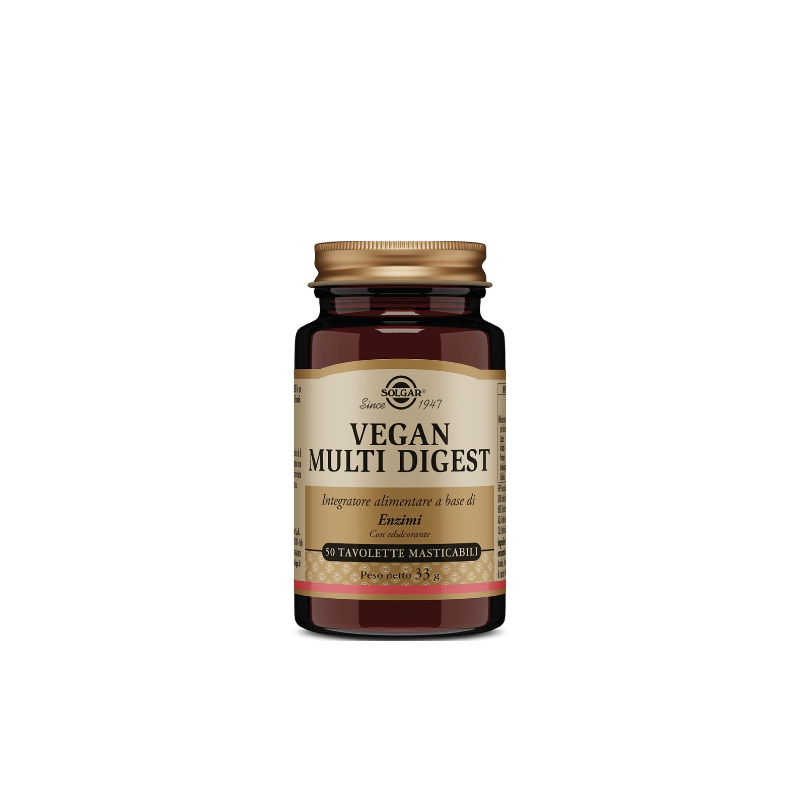 Solgar It. Multinutrient Vegan Multi Digest 50 Tavolette Masticabili