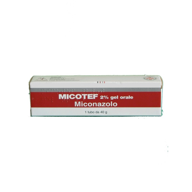 Teofarma Micotef 2 % Gel Orale Miconazolo