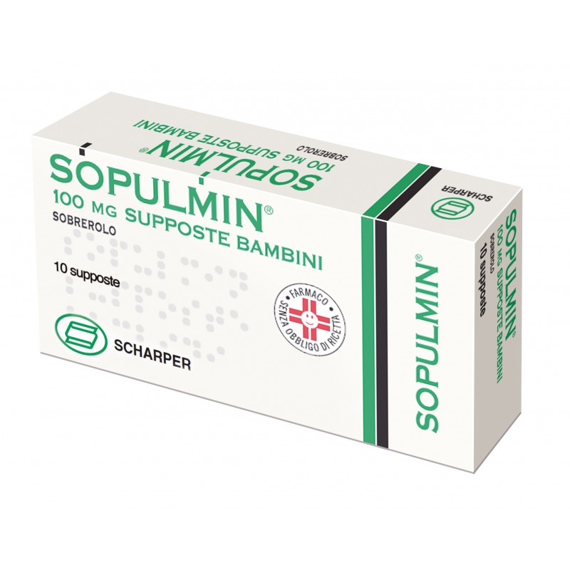 Scharper Sopulmin Bambini 100 Mg Supposte Sobrerolo