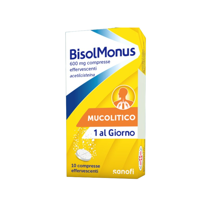 Opella Healthcare Italy Bisolmonus 600 Mg Compresse Effervescenti Acetilcisteina Medicinale Equivalente
