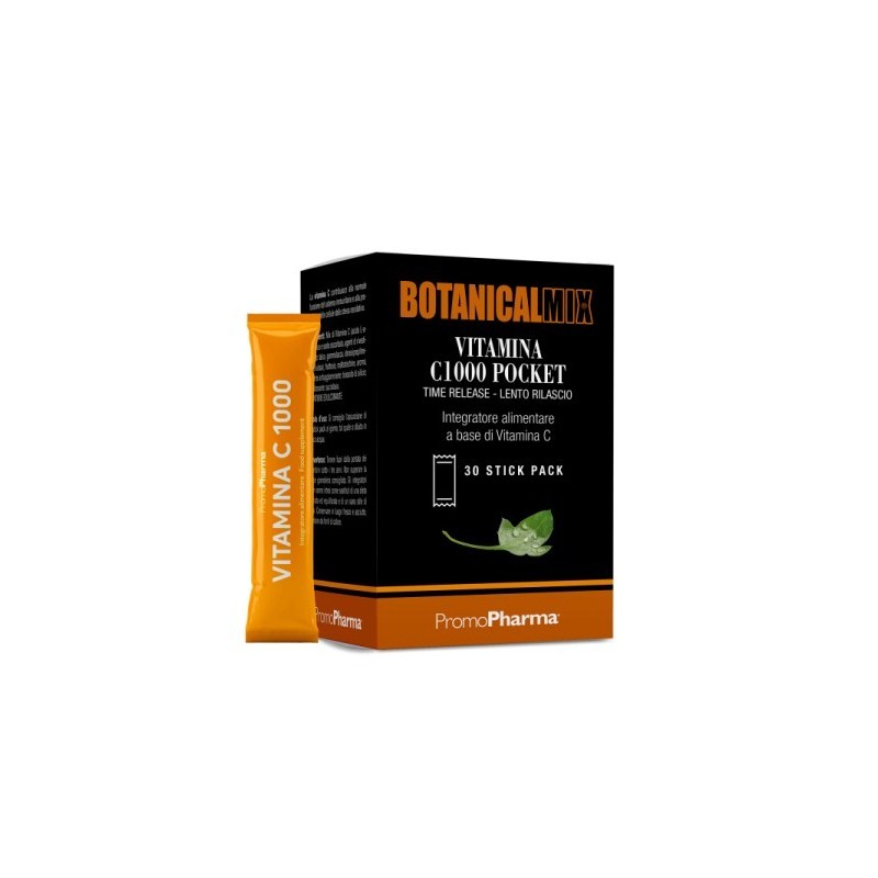 Promopharma Vitamina C1000 Pocket Botanical Mix 30 Stick