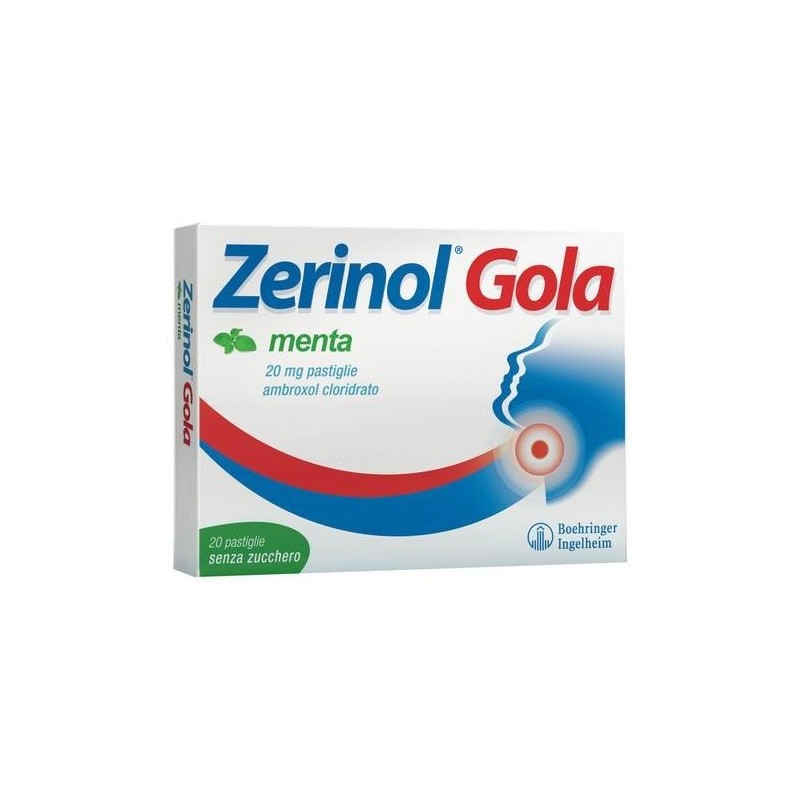 Zentiva Italia Zerinol Gola Menta 20 Mg Pastiglie Ambroxolo Cloridrato