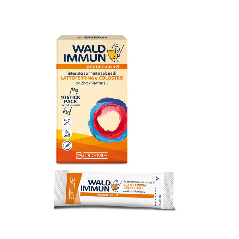 Global Pharmacies Partner Wald Immun Pediatrico +3 10 Stick Gusto Cioccolato