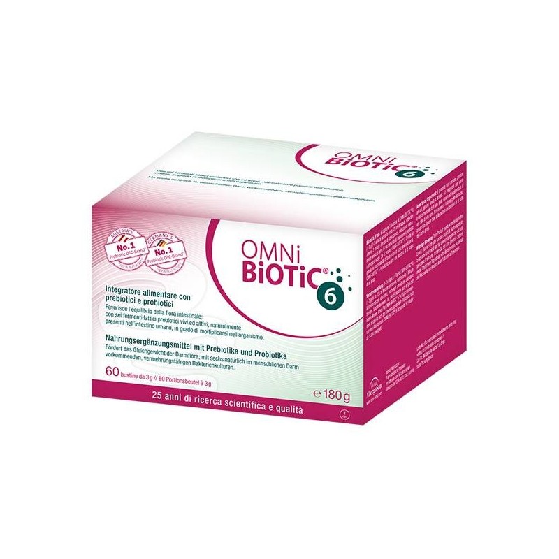 Institut Allergosan Gmbh Omni Biotic 6 Polvere 60 Bustine Da 3 G